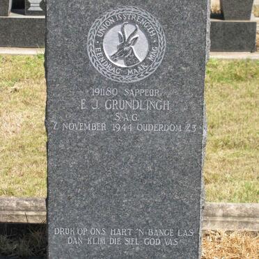 GRUNDLINGH E.J. -1944