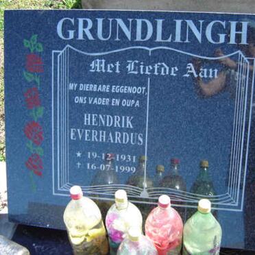GRUNDLINGH Hendrik Everhardus 1931-1999