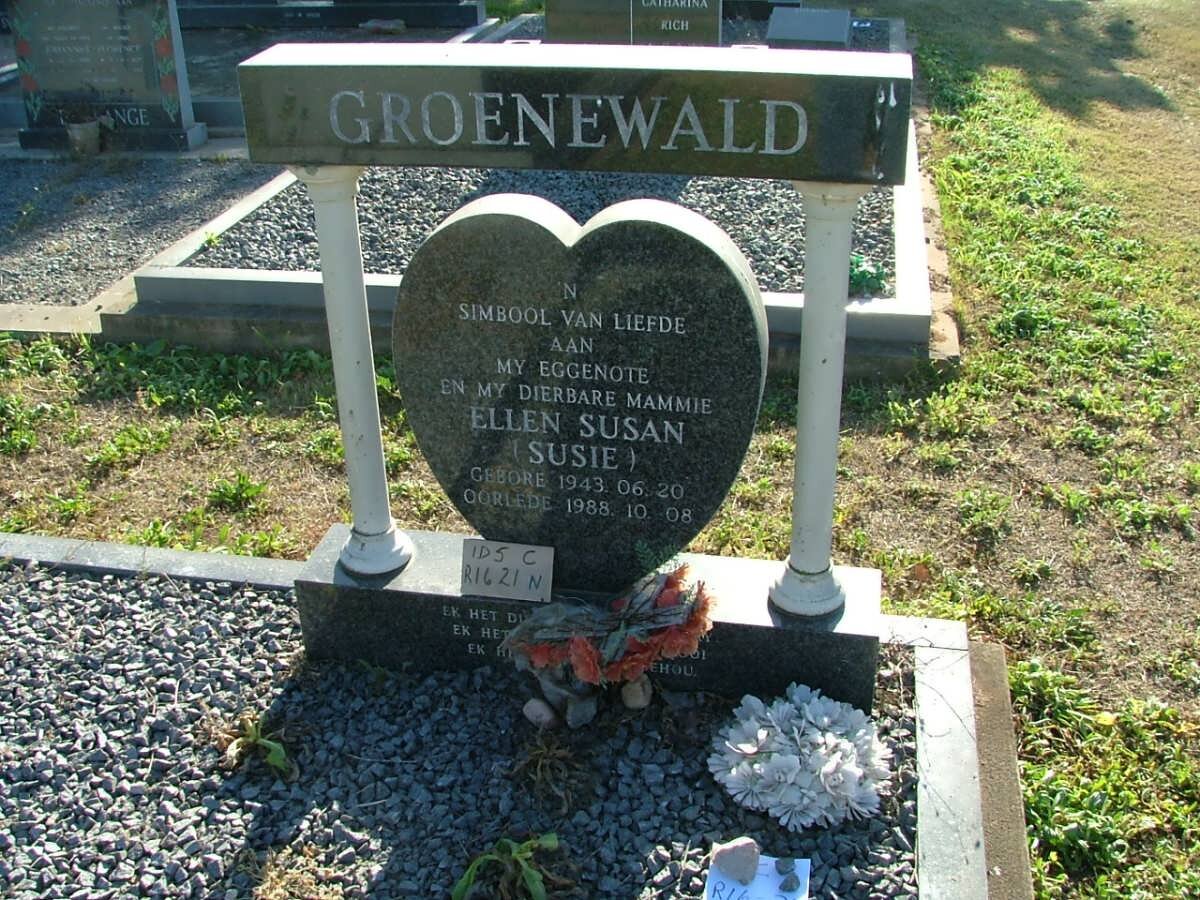 GROENEWALD Ellen Susan 1943-1988