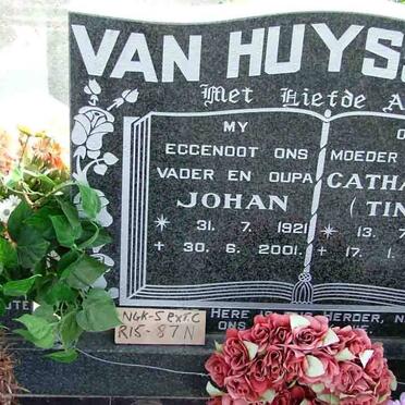 HUYSSTEEN Johan, van 1921-2001 &amp; Catharina 1923-2004