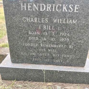 HENDRICKSE Charles William 1924-1979