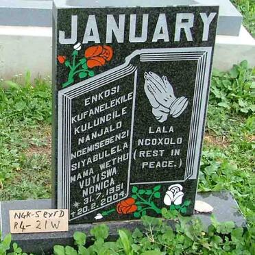 JANUARY Vuyiswa Monica 1951-2004