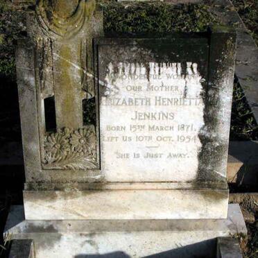 JENKINS Elizabeth Henrietta 1871-1954