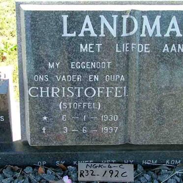 LANDMAN Christoffel 1930-1997 :: LANDMAN André Gerhard 1958-1965