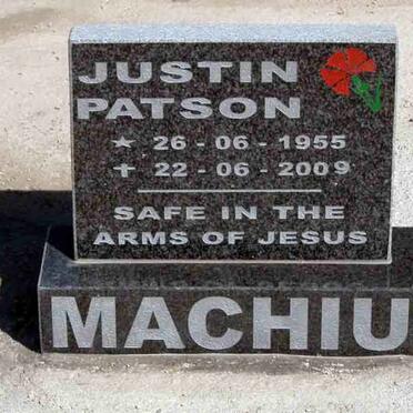 MACHIU Justin Patson 1955-2009