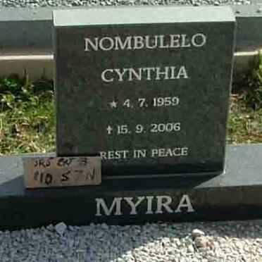 MYIRA Nombulelo Cynthia 1959-2006