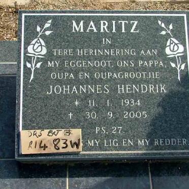 MARITZ Johannes Hendrik 1934-2005