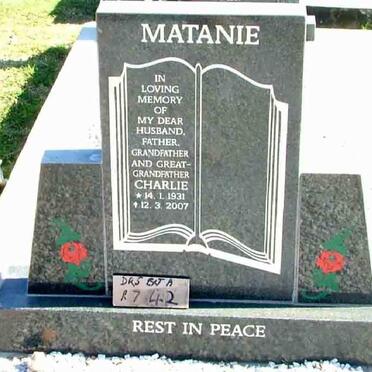 MATANIE Charlie 1931-2007