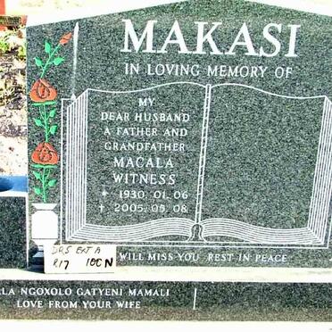 MAKASI Macala Witness 1930-2005