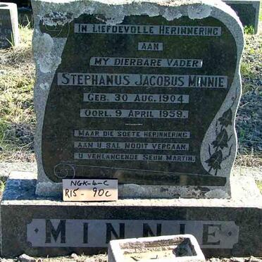 MINNIE Stephanus Jacobus 1904-1959
