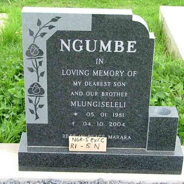 NGUMBE Mulungiseleli 1981-2004