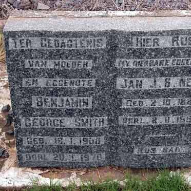 NELL Jan J.B. 1887-1957 :: SMITH Benjamin George 1908-1970