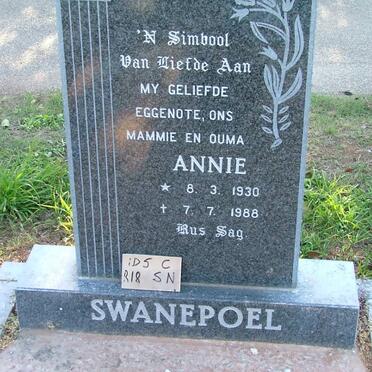 SWANEPOEL Annie 1930-1988