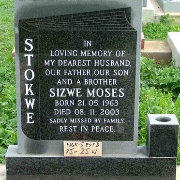STOKWE Sizwe Moses 1963-2003