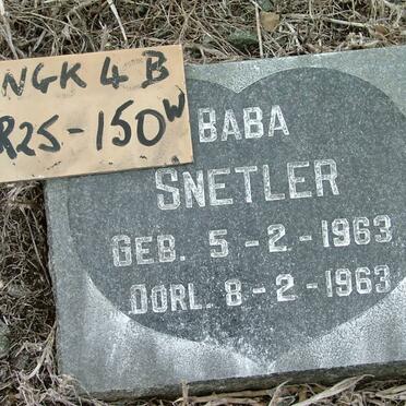 SNETLER ? 1963-1963