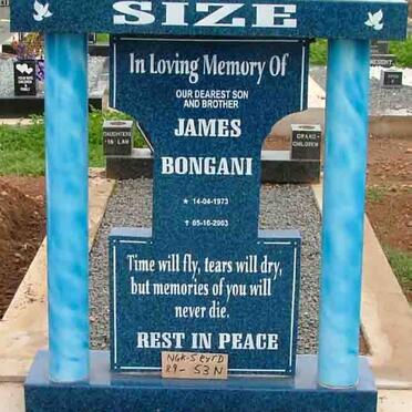 SIZE James Bongani 1973-2003