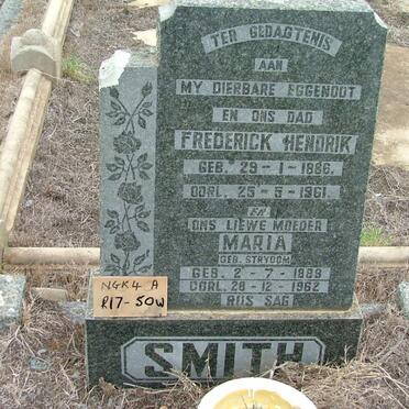 SMITH Frederick Hendrik 1886-1961 &amp; Maria STRYDOM 1888-1962