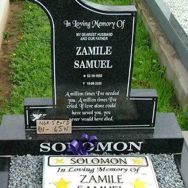 SOLOMON Zamile Samuel 1950-2005