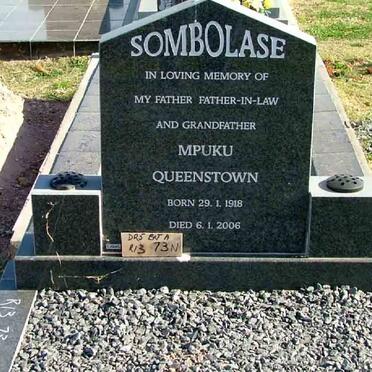 SOMBOLASE Mpuku Queenstown 1918-2006
