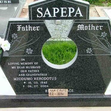 SAPEPA Mzodumo Herodotus 1942-2004