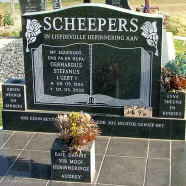 SCHEEPERS Gerhardus Stefanus 1934-2005