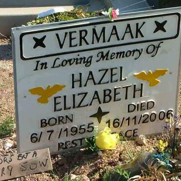 VERMAAK Hazel Elizabeth 1955-2006
