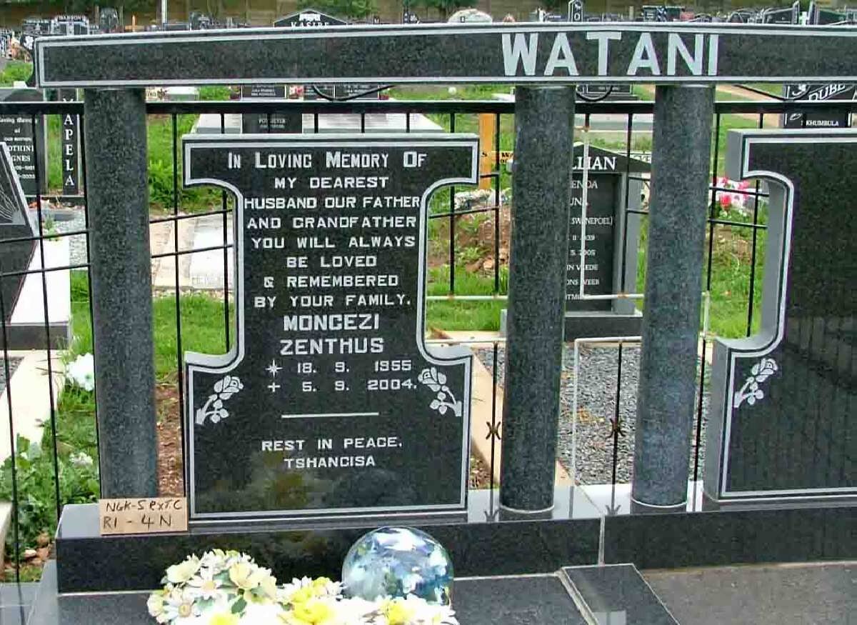 WATANI Mongezi Zenthus 1955-2004