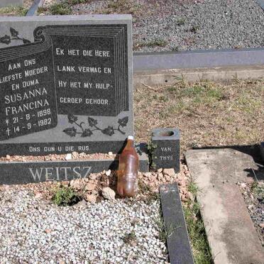 WEITSZ Susanna Francina 1898-1982