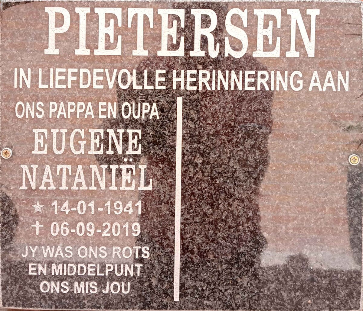 PIETERSEN Eugene Nathaniel 1941-2019