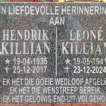 KILLIAN Hendrik 1935-2017 & Leone 1941-2024
