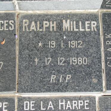 MILLER Ralph 1912-1980