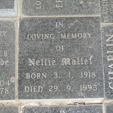 MALLET Nellie 1918-1995