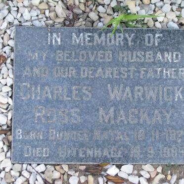 MACKAY Charles Warwick Ross 192?-1985