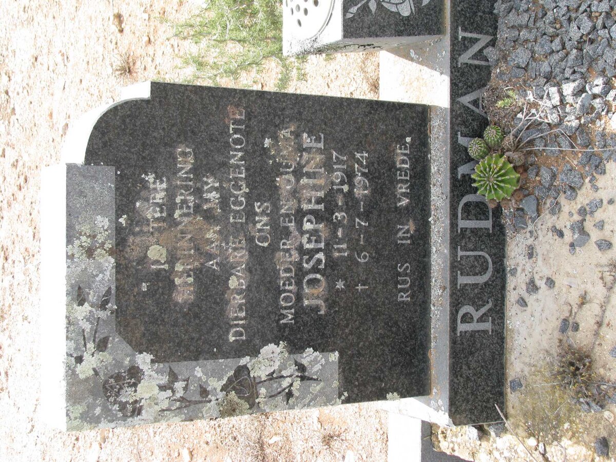 RUDMAN Josephine 1917-1974