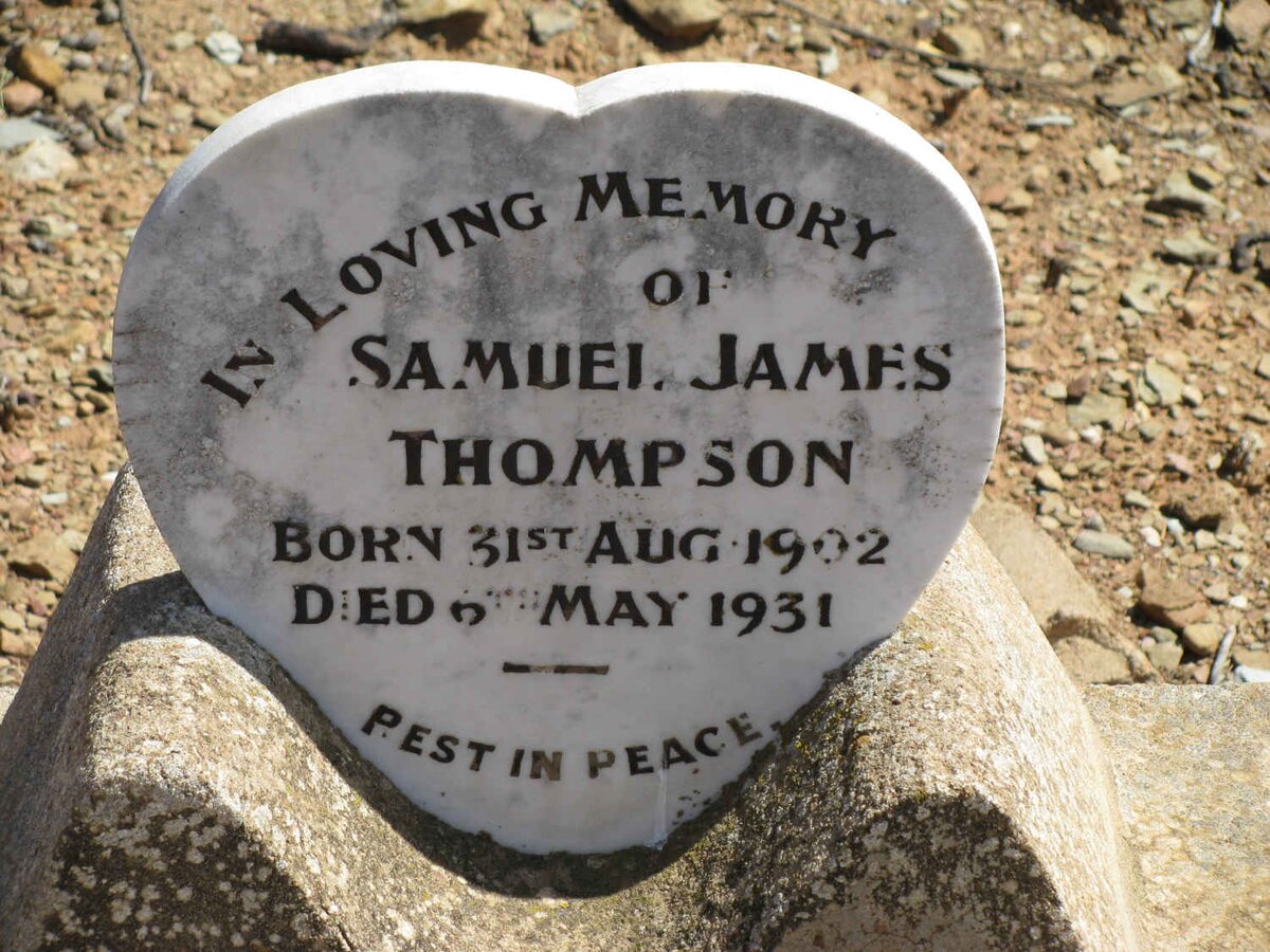 THOMPSON Samuel James 1902-1931
