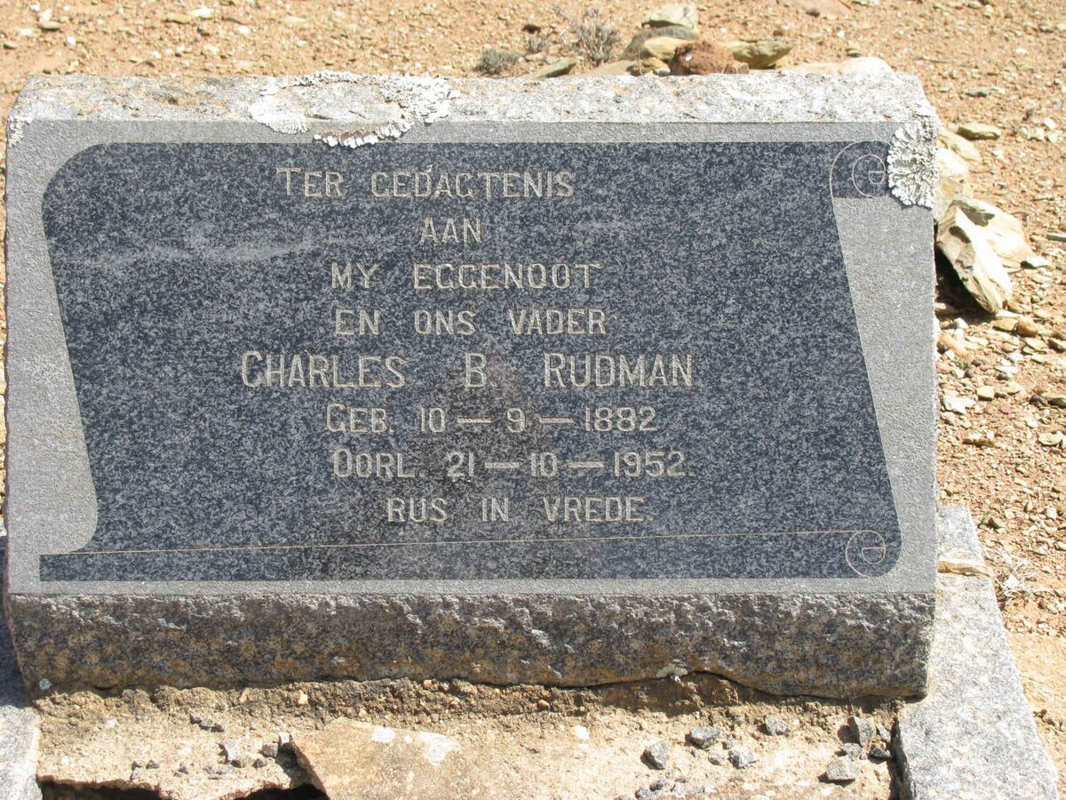 RUDMAN Charles B. 1882-1952