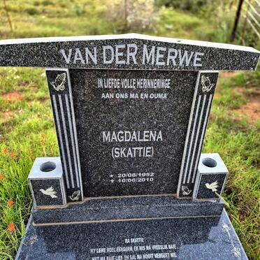 MERWE Magdalena, van der 1952-2010 