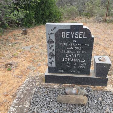 DEYSEL Daniel Johannes 1925-1980