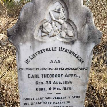 APPEL Carl Theodore 1886-1936