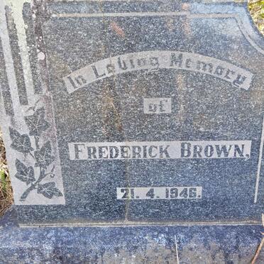 BROWN Frederick -1946