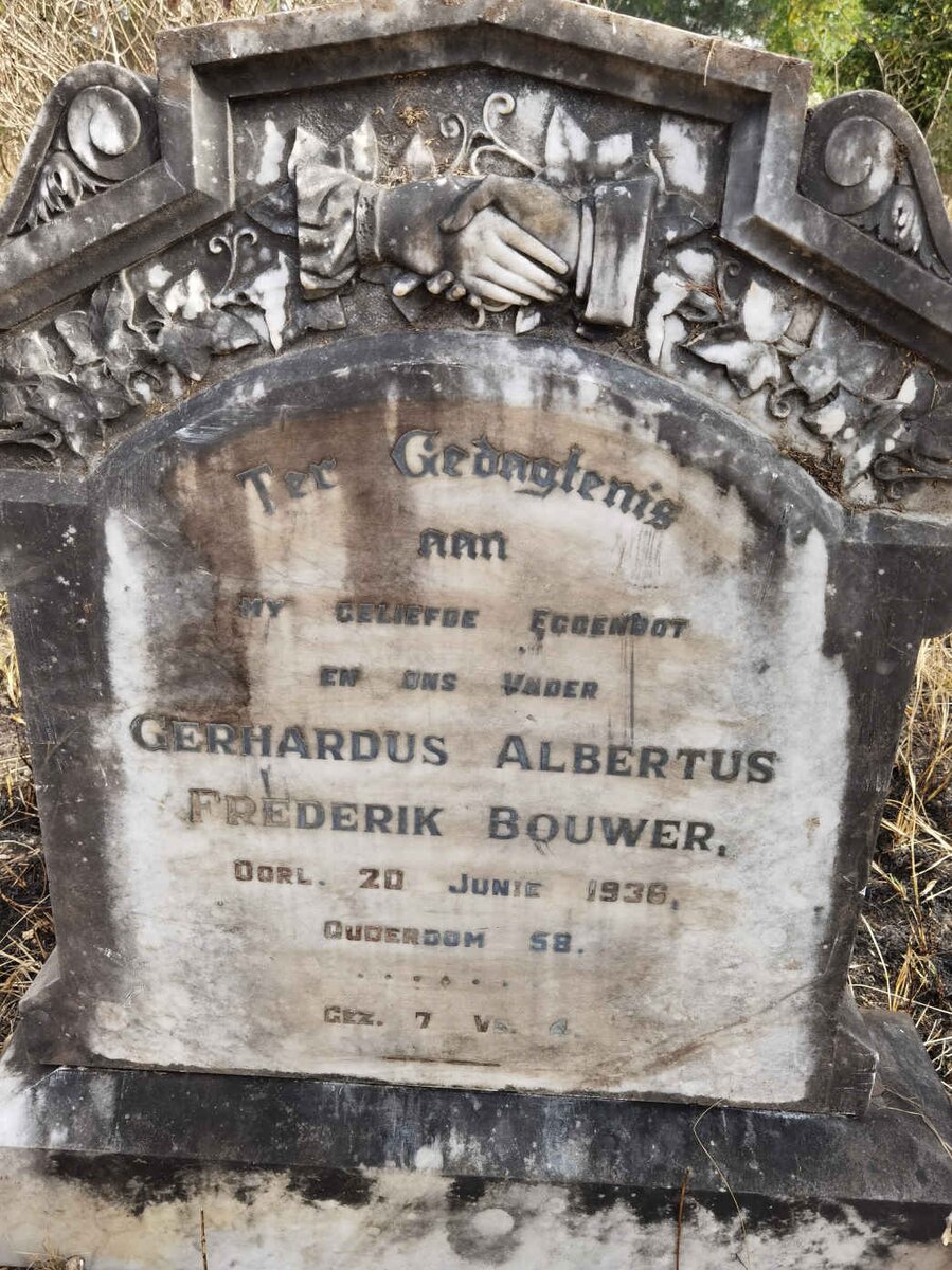 BOUWER Gerhardus Albertus Frederik -193?