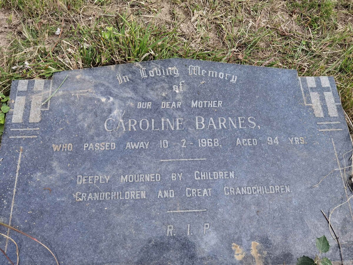 BARNES Caroline -1968