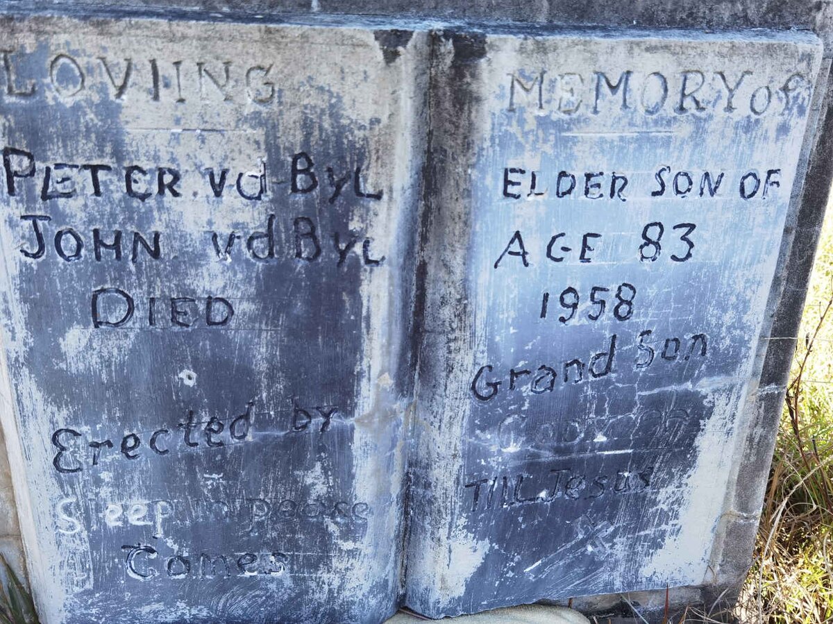 BYL Peter, van der -1958