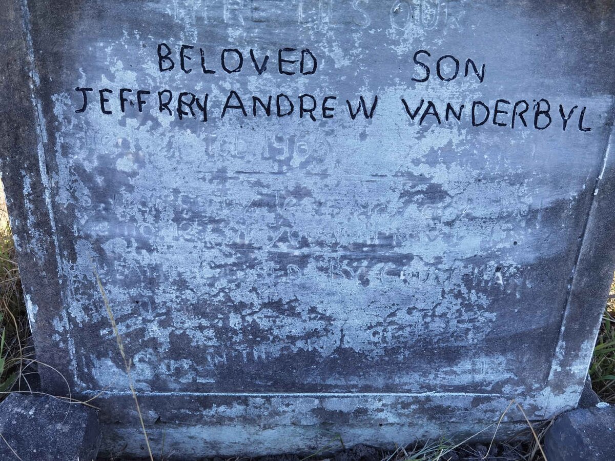 BYL Jeffrey Andrew, van der -1965