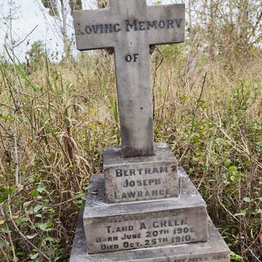 GREEN Bertram Joseph Lawrance 1906-1910