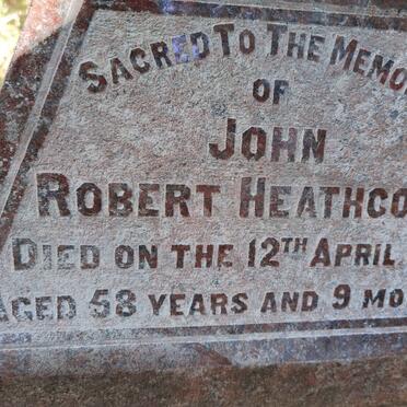 HEATHCOTE John Robert -1912