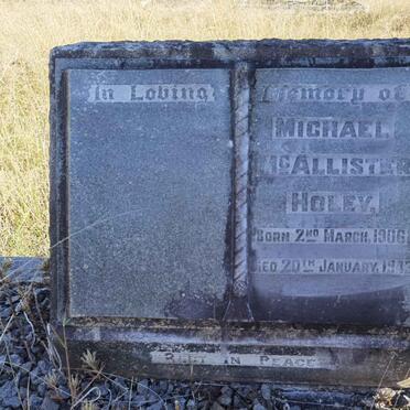 HOLEY Michael McAllister 1906-1943