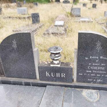 KUHR Catherine nee PATTERSON 1892-1969