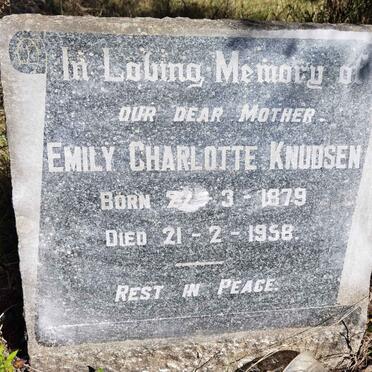 KNUDSEN Emily Charlotte 1879-1958