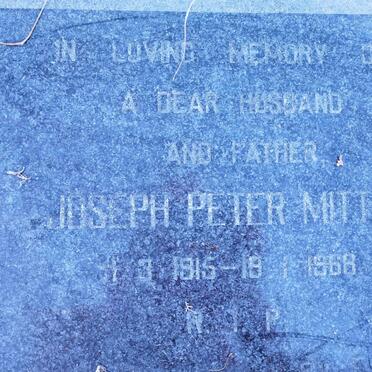 MITTENS Joseph Peter 1915-1968